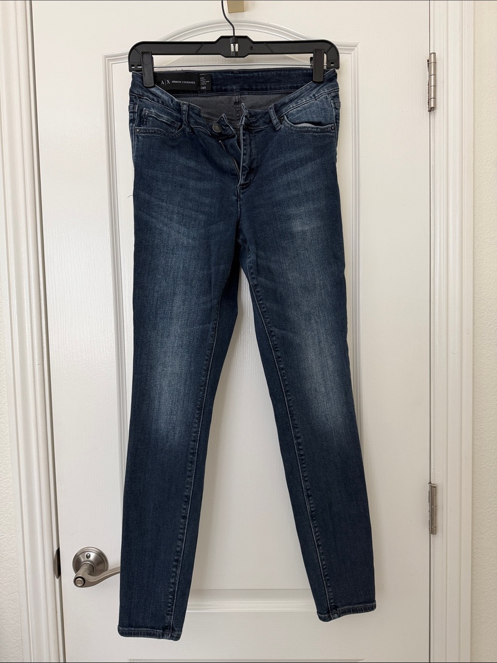 A/X Armani Exchange Women's Medium Dark Blue Skinny Jeans